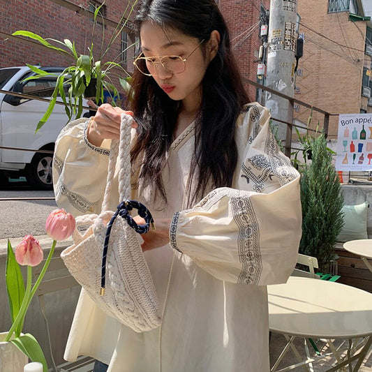 涼爽防曬波西米亞上衣