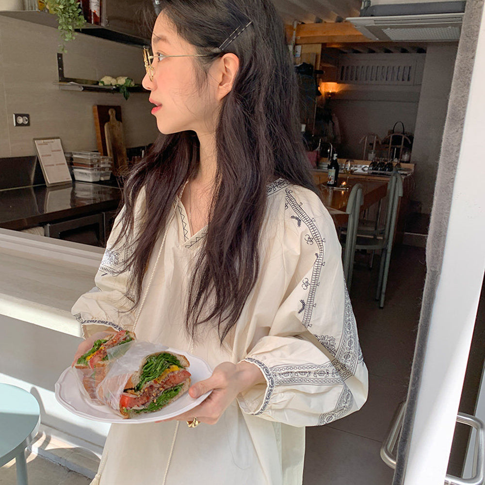 涼爽防曬波西米亞上衣