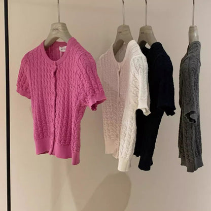 日常高級感針織上衣