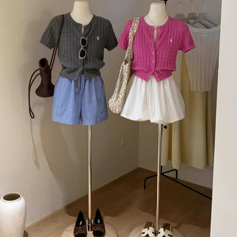 日常高級感針織上衣