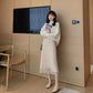 兩面穿超美針織蕾絲半身裙 - TWINKLE