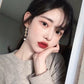 時尚名媛水鑽串珠長耳環 - TWINKLE