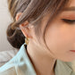 時尚名媛麻花圈型耳環 - TWINKLE
