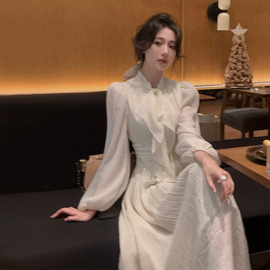 時尚名媛氣質領結洋裝